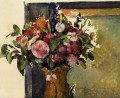 Flowers in a Vase Paul Cezanne